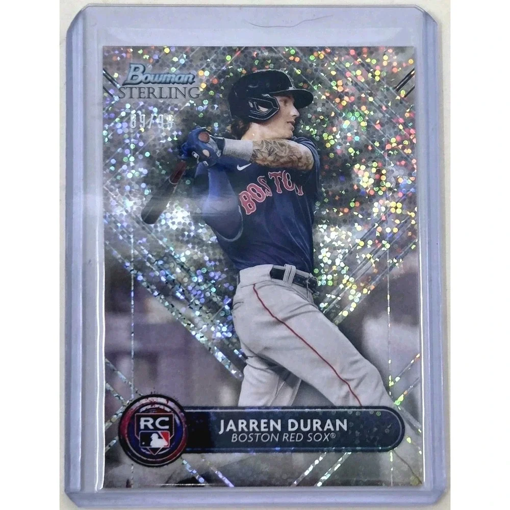 2022 Bowman Sterling - Rookies Jarren Duran #BSR-6 Speckle Refractor #/99